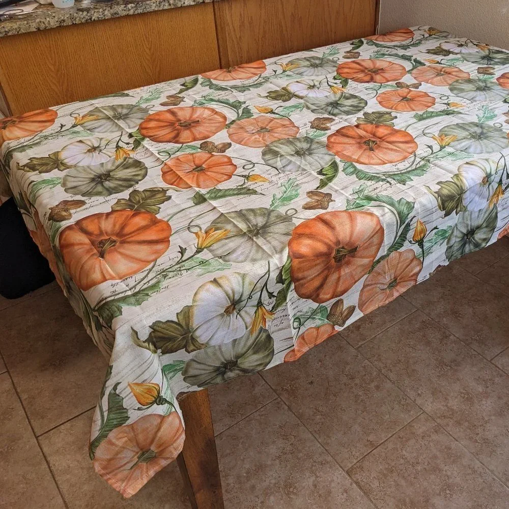 Pumpkin Tablecloth 52